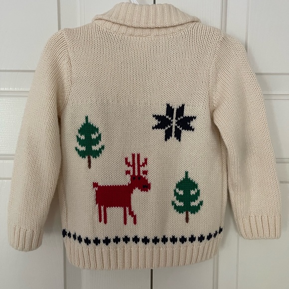 Hanna Andersson Christmas cardigan sweater - Picture 4 of 4